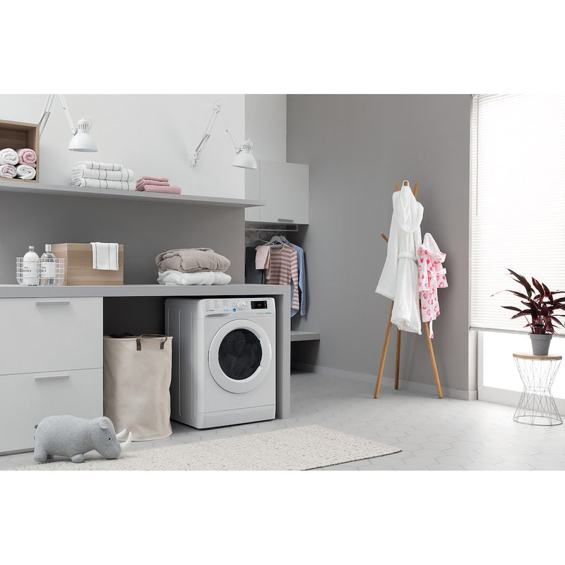 Indesit BDE86436WVUKN 1400 RPM 8KG Wash 6KG Dry Washer Dryer - White (Discontinued)