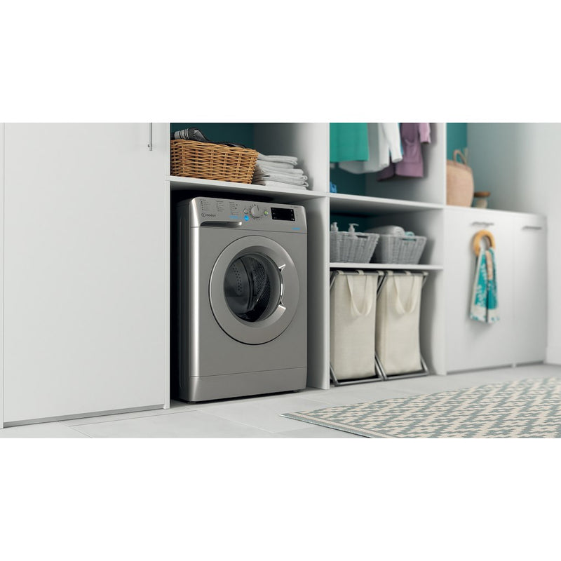 Indesit Innex BWE 71452 S UK N Washing Machine 7kg - 1400rpm - Silver (Discontinued)