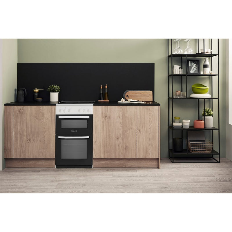 Hotpoint HD5V92KCW/UK Cooker - White (Discontinued)