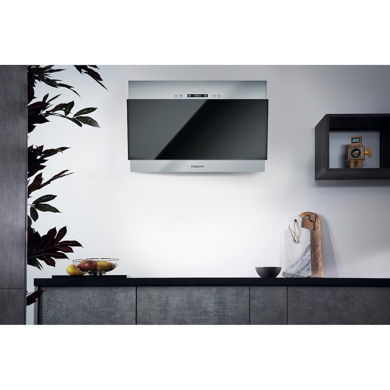 Hotpoint PHVP 6.4F AL K/1 Cooker Hood - Black