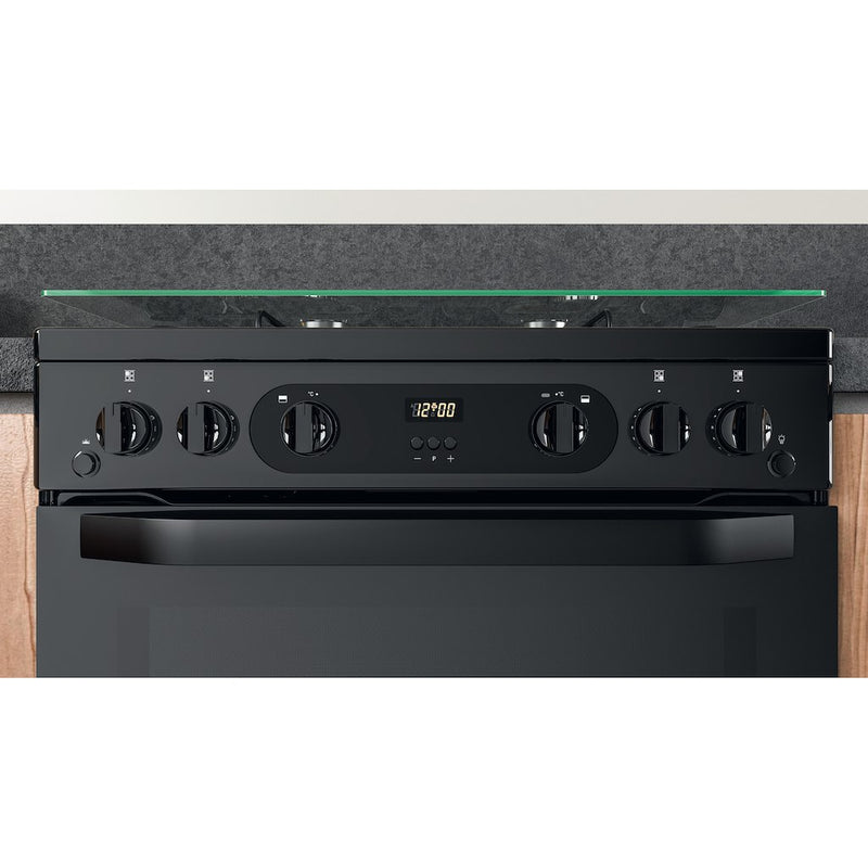Hotpoint HDM67G0CCB/UK Double Cooker - Black (Discontinued)