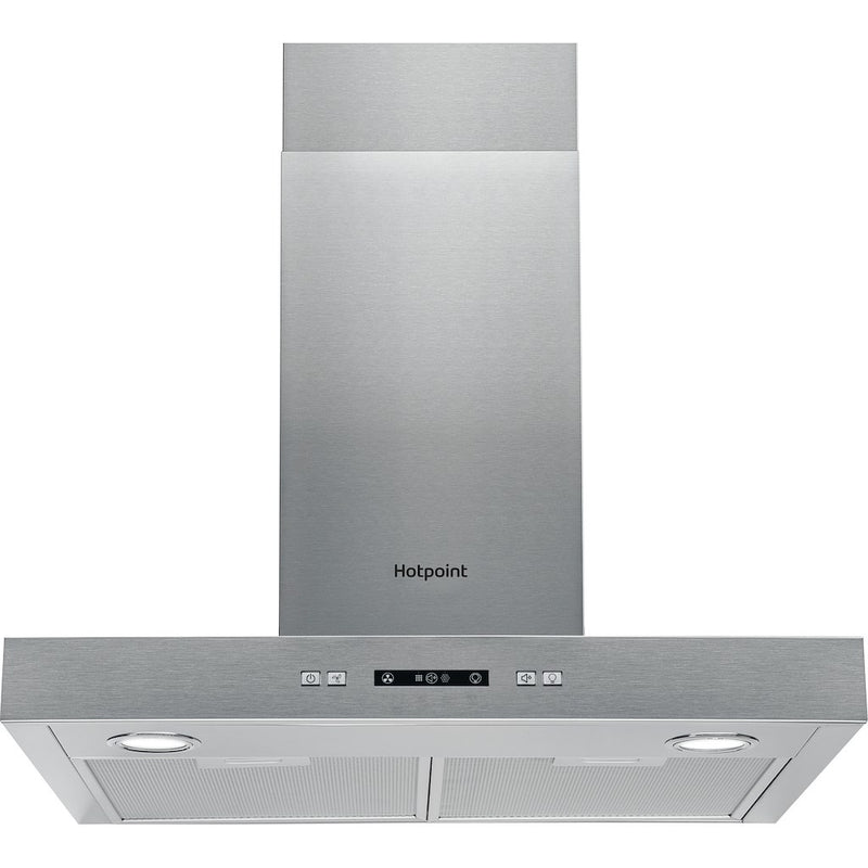 Hotpoint PHBS6.7FLLIX 60cm wide Chimney Cooker Hood - Stainless Steel