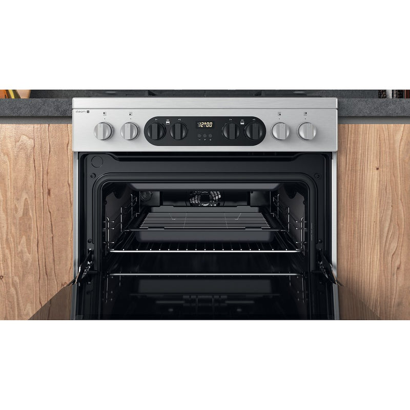 Hotpoint HDM67G8C2CX/UK Double Cooker - Inox (Discontinued)