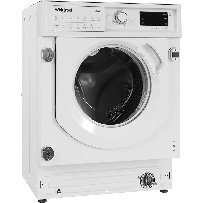 Whirlpool BI WDWG 861484 UK Built in Washer Dryer 8+6kg 1400rpm - White (Discontinued)