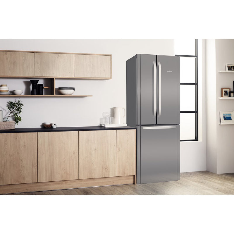 Hotpoint FFU3D X 1 Fridge Freezer - Stainless Steel (Discontinued)