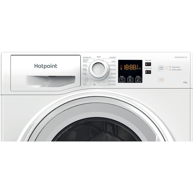 Hotpoint NSWM1045CWUKN Freestanding Washing Machine (Discontinued)