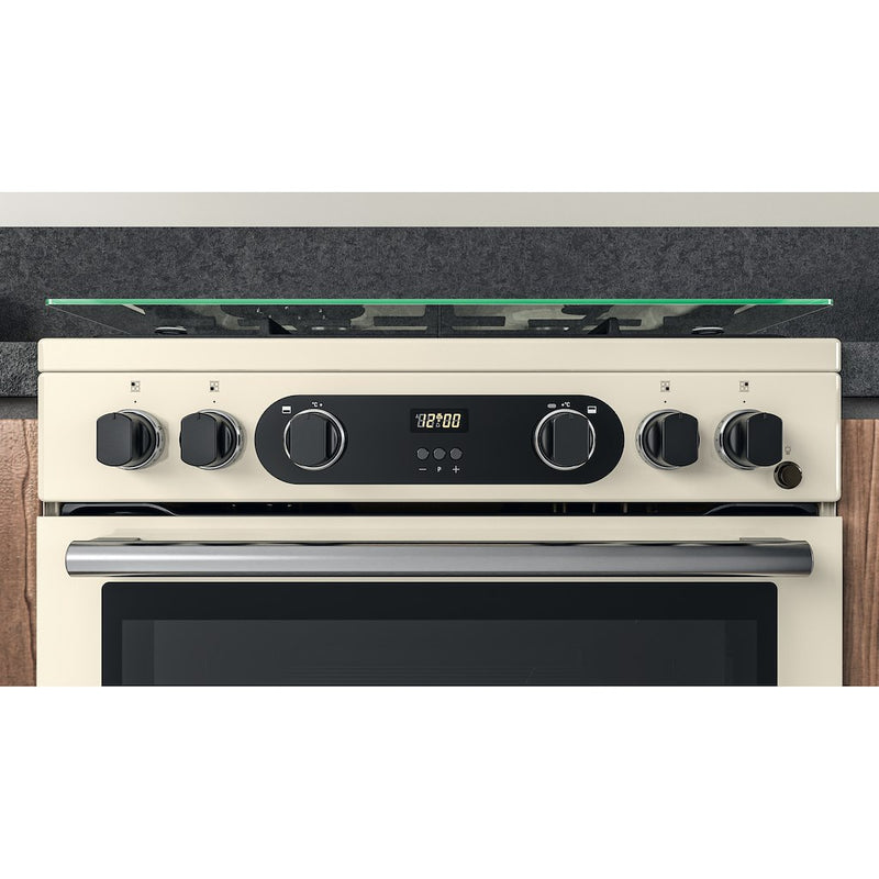 Hotpoint CD67G0C2CJ/UK Gas Cooker 60cm Double Oven - Jasmine (Discontinued)