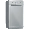 Indesit Slimline DF9E 1B10 S UK Freestanding Dishwasher - Silver (Discontinued) Thumbnail