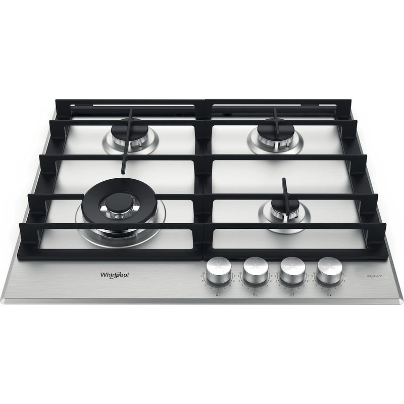 Whirlpool GMWL628IXL Gas Hob 4 Burners - Inox (Discontinued)