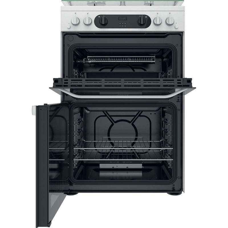 Hotpoint HDM67G0CCW/UK Double Cooker - White (Discontinued)