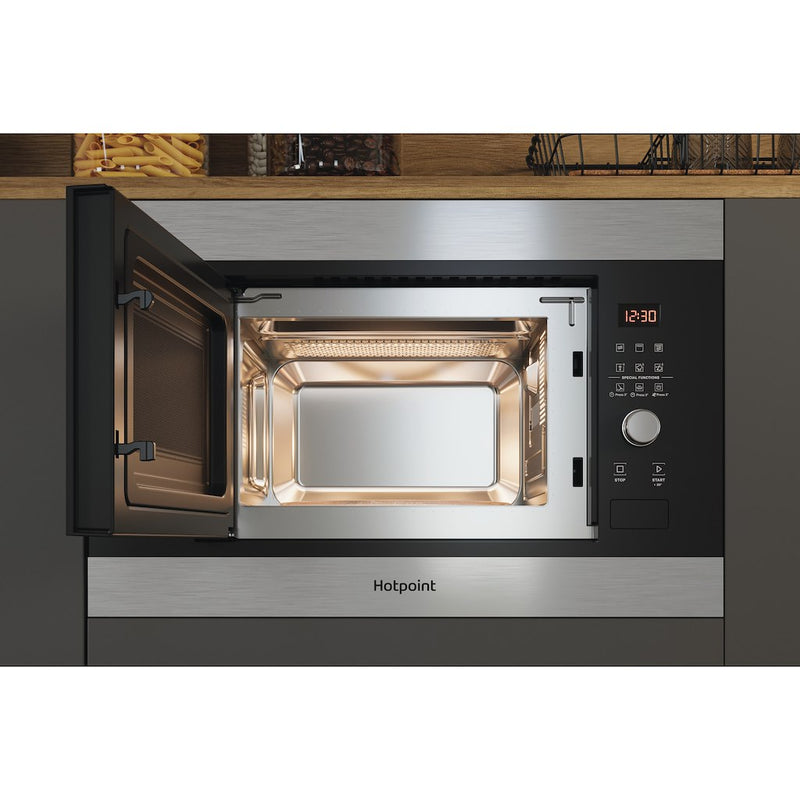 Hotpoint MF20G IX H Built-in Microwave Oven and Grill - Inox (Discontinued)