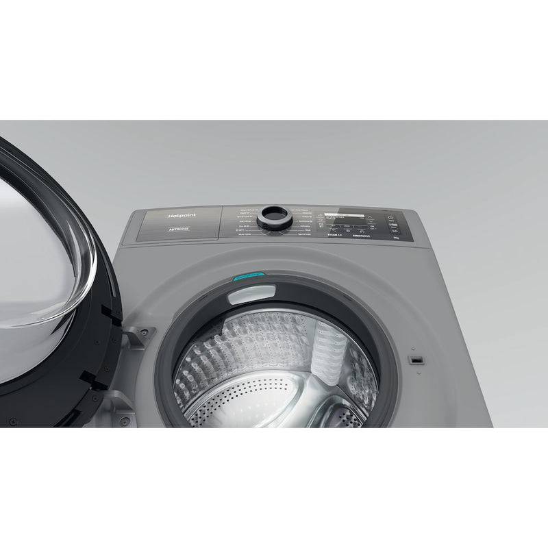 Hotpoint H8 W946SB UK Washing Machine - Silver (Discontinued)