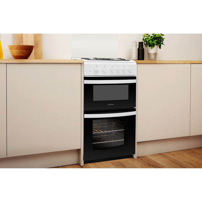 Indesit ID5G00KMW/UK /L Cooker - White (Discontinued)