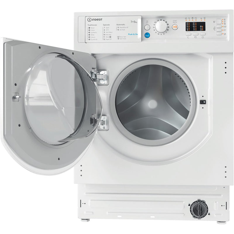 Indesit BI WDIL 75125 UK N Integrated Washer Dryer 7kg Wash 5kg Dry (Discontinued)