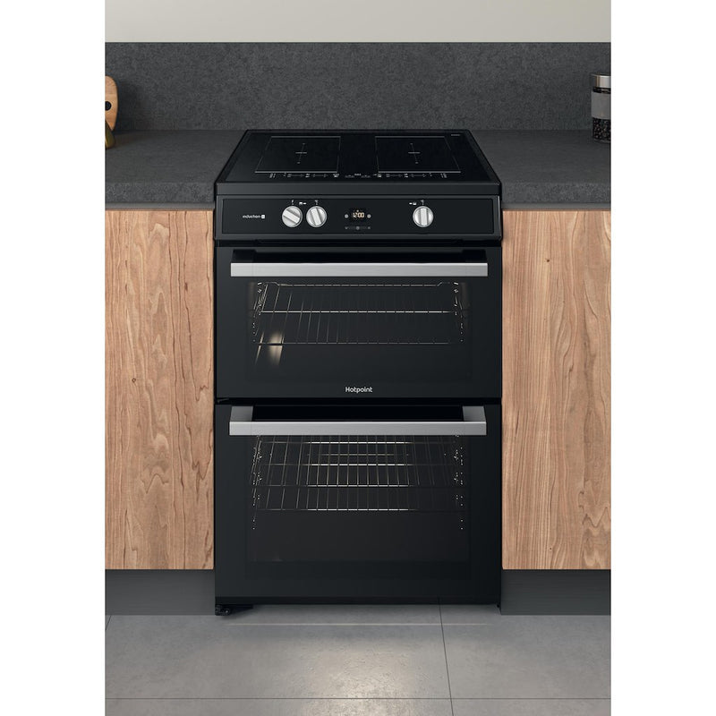 Hotpoint HDT67I9HM2C/UK Double cooker - Black (Discontinued)