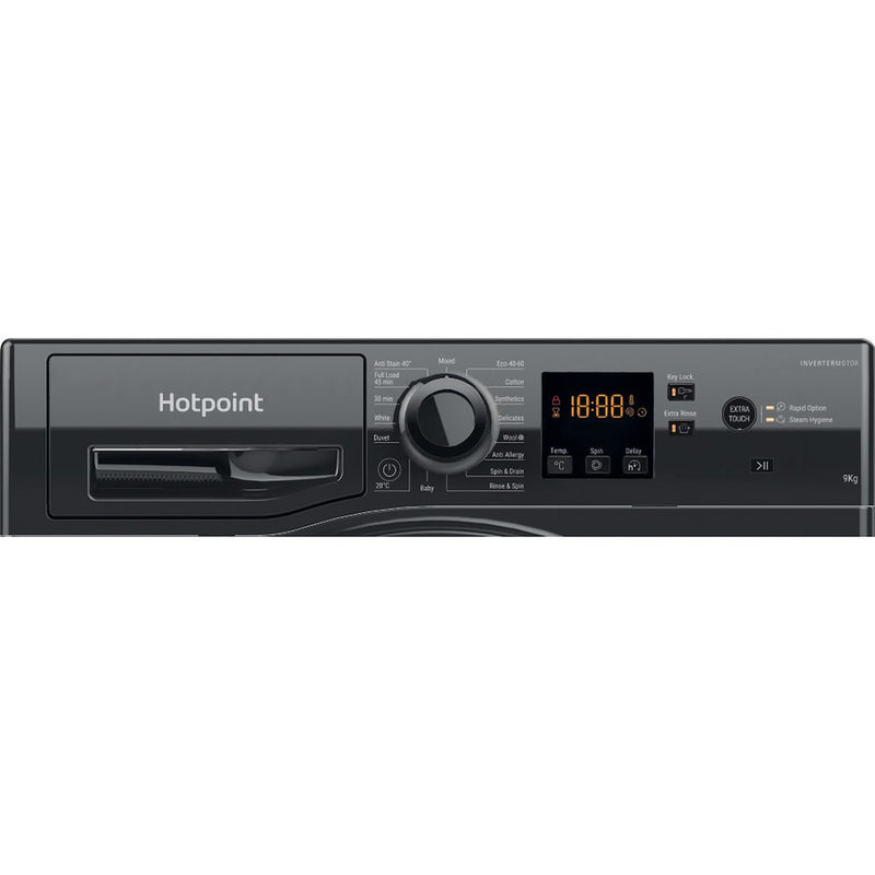 Hotpoint NSWF 944C BS UK N Washing Machine - Black (Discontinued)