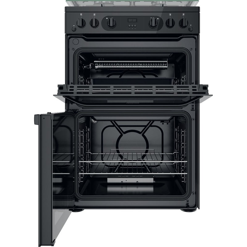 Hotpoint HDM67G0CCB/UK Double Cooker - Black (Discontinued)