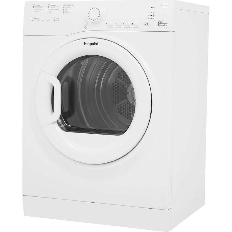 Hotpoint TVFS83CGP9 8kg Vented Tumble Dryer - White (Discontinued)