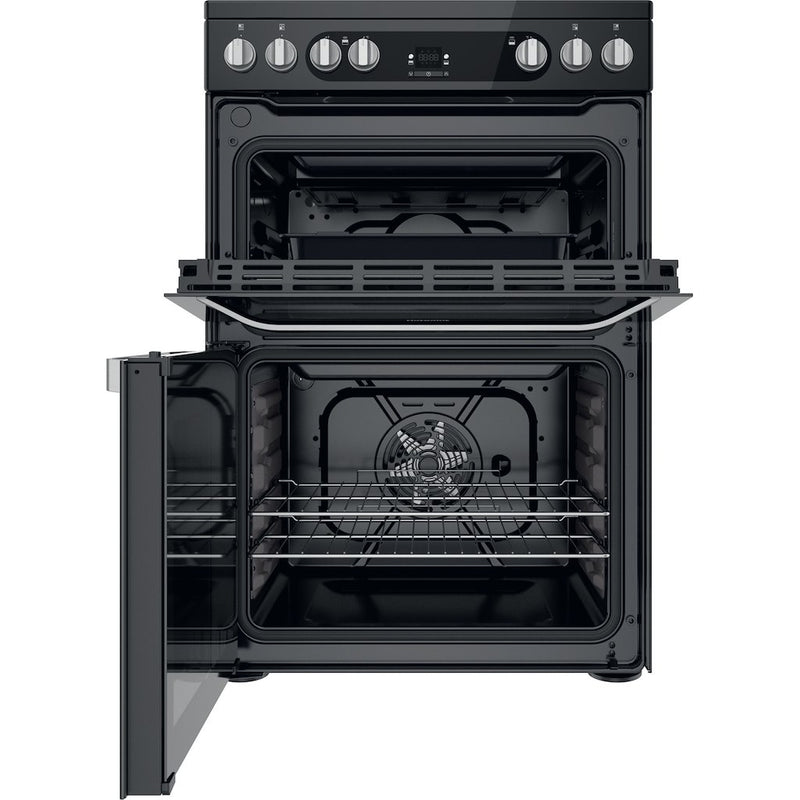 Hotpoint HDM67V9HCB/U Electric Double Cooker - Black (Discontinued)