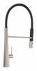 CDA TV11SS Single Lever Tap with Black Pull-Out Spray Thumbnail