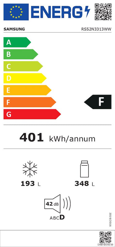 Samsung RS52N3313WW/EU RS3000 American Fridge Freezer (Discontinued)
